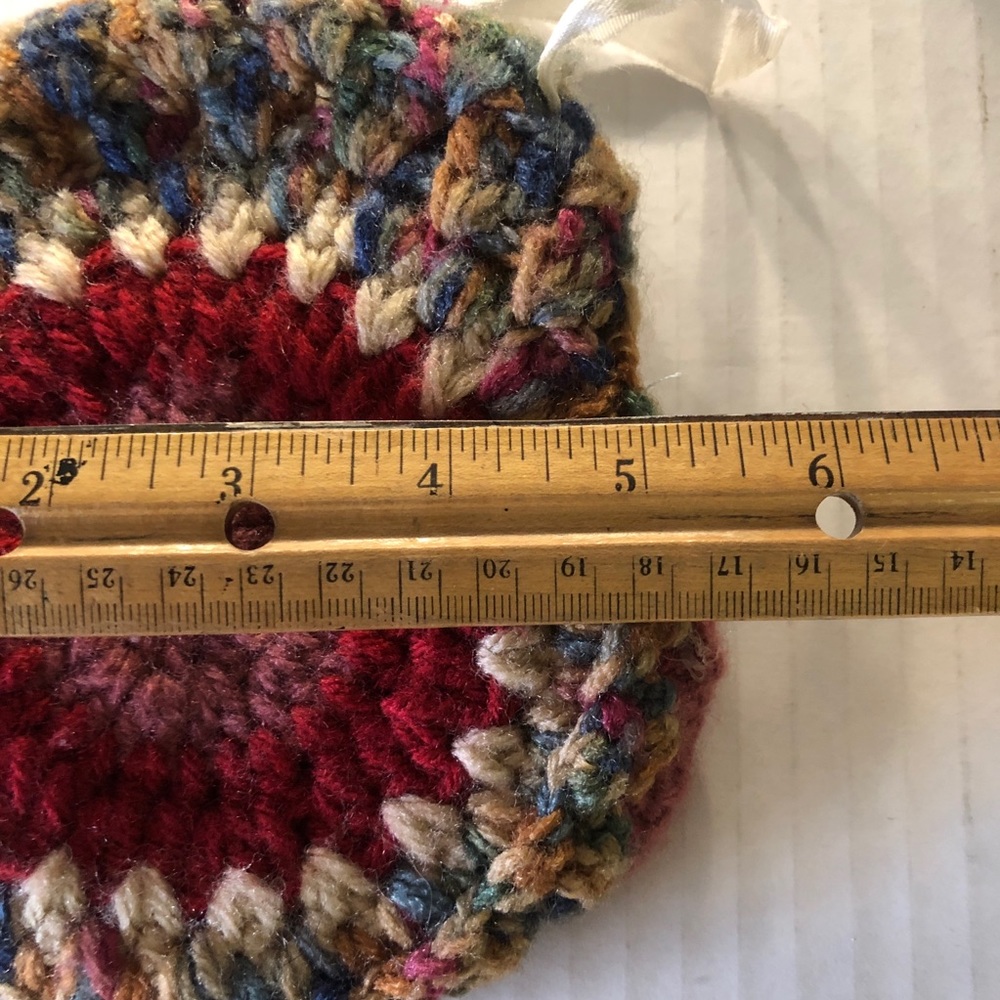Hand Crochet Knit Owl Mini Cell Phone Purse - Picture 7 of 8